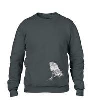 JanaRoos - T-shirts and Sweaters - Sweater - Packshot - Hand drawn illustration - Round neck - Long sleeves - Cotton - Black - Zwart - Iguana - IguJana