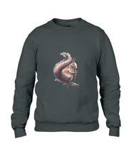 JanaRoos - T-shirts and Sweaters - Sweater - Packshot - Hand drawn illustration - Round neck - Long sleeves - Cotton - jet black- zwart - squirrel - eekhoorn