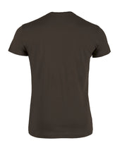 T-shirt back side packshot bruin