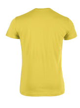 Men T-shirt - back side - packshot - geel - yellow