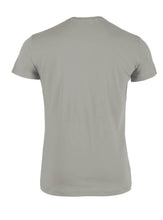 T-shirt back side packshot grijs