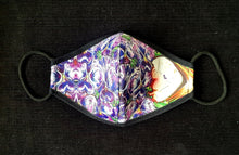 Purple Pansy - BLACK dark