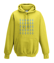 JanaRoos - Hoodies - Kids Hoodie - Packshot - Hand drawn illustration - Round neck - Long sleeves - Cotton - yellow - geel - beetles - kevers