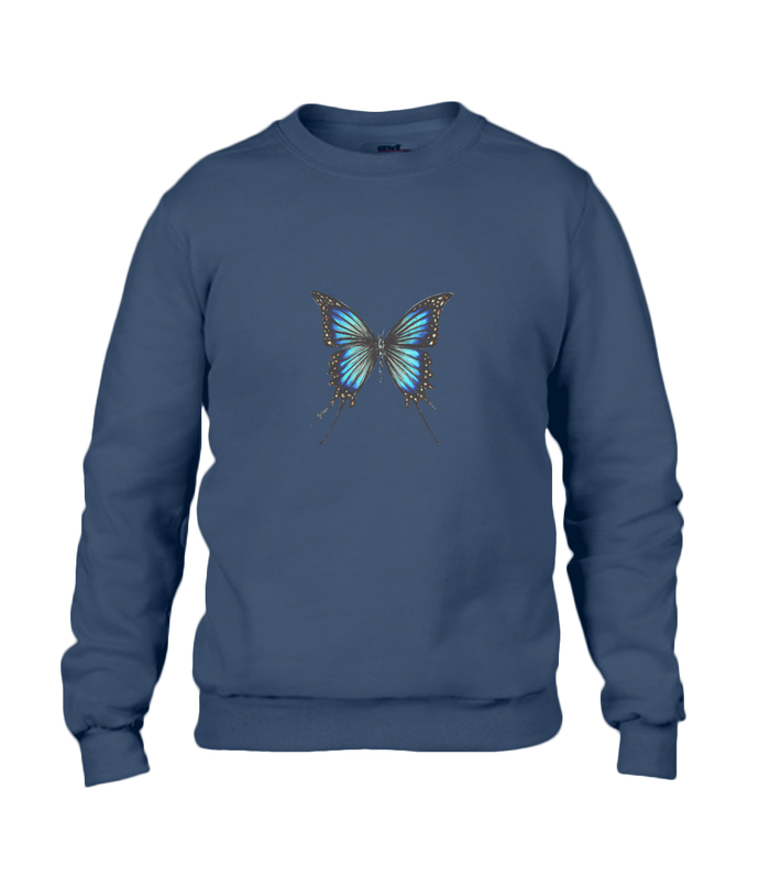 Sweater Blue Butterfly JanaRoos