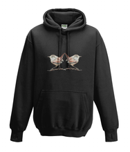 JanaRoos - T-shirts and Sweaters - Kid's Sweater - Packshot - Hand drawn illustration - Round neck - Long sleeves - Cotton - black - zwart -wren - winterkoninkje