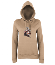 JanaRoos - women's Hoodie - Packshot - Hand drawn illustration - Round neck - Long sleeves - Cotton -nude-squirrel