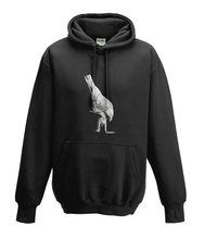 JanaRoos - T-shirts and Sweaters - Kid's Sweater - Packshot - Hand drawn illustration - Round neck - Long sleeves - Cotton - black - zwart - white raven - witte raaf
