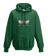 JanaRoos - T-shirts and Sweaters - Kid's Sweater - Packshot - Hand drawn illustration - Round neck - Long sleeves - Cotton - bottle green - fles groen -wren - winterkoninkje
