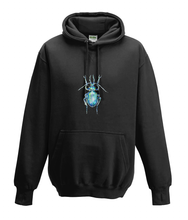JanaRoos - Hoodies - Kids Hoodie - Packshot - Hand drawn illustration - Round neck - Long sleeves - Cotton - black - zwart - beetle - kever